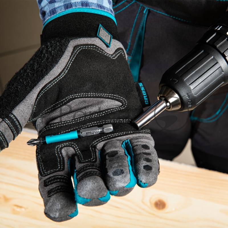 Набор бит PH2 х70, сталь S2, круглый профиль, 10 шт.// Gross