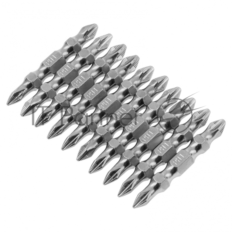 Набор бит двухстор., PH2-PH1х45мм, сталь S2, 10шт.// Gross