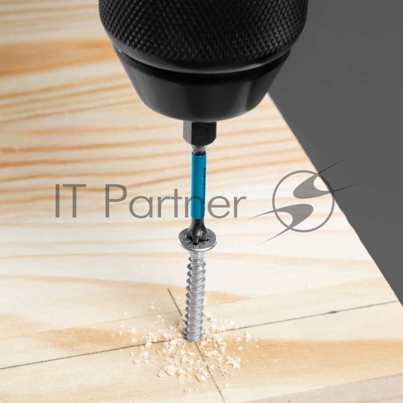 Набор бит торсионных PH1x50 мм, для ударных шуруповертов, 2 шт.// Gross