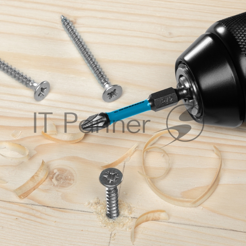 Набор бит торсионных PZ2x50 мм, для ударных шуруповертов, 10 шт.// Gross