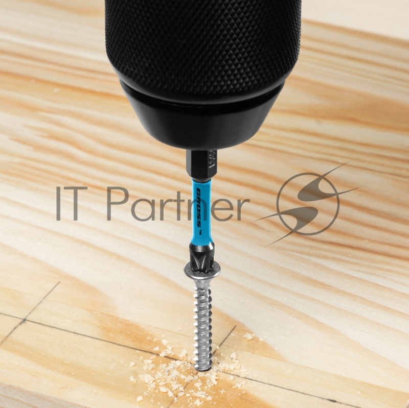 Набор бит торсионных PZ2x50 мм, для ударных шуруповертов, 10 шт.// Gross