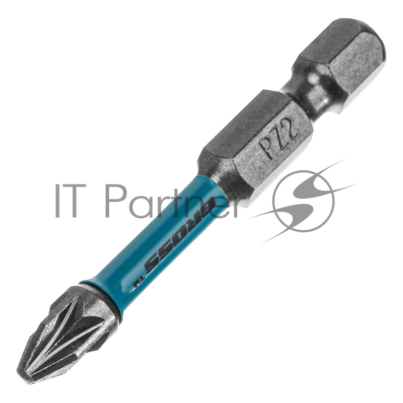 Набор бит торсионных PZ2x50 мм, для ударных шуруповертов, 2 шт.// Gross