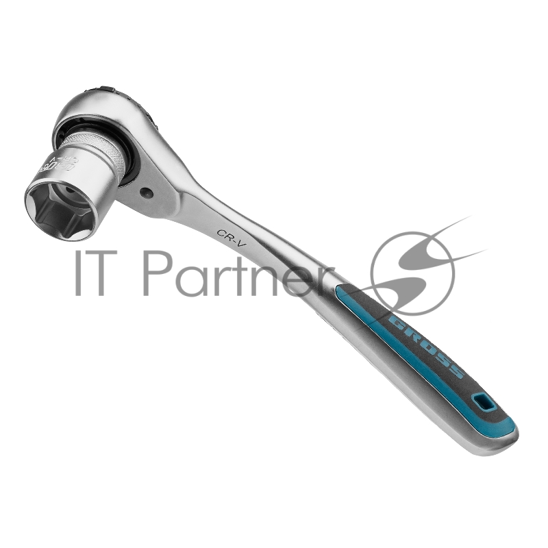 Набор торцевых головок, трещотка 120 зубьев, 41 предмет, 1/2, 1/4, CrV// Gross