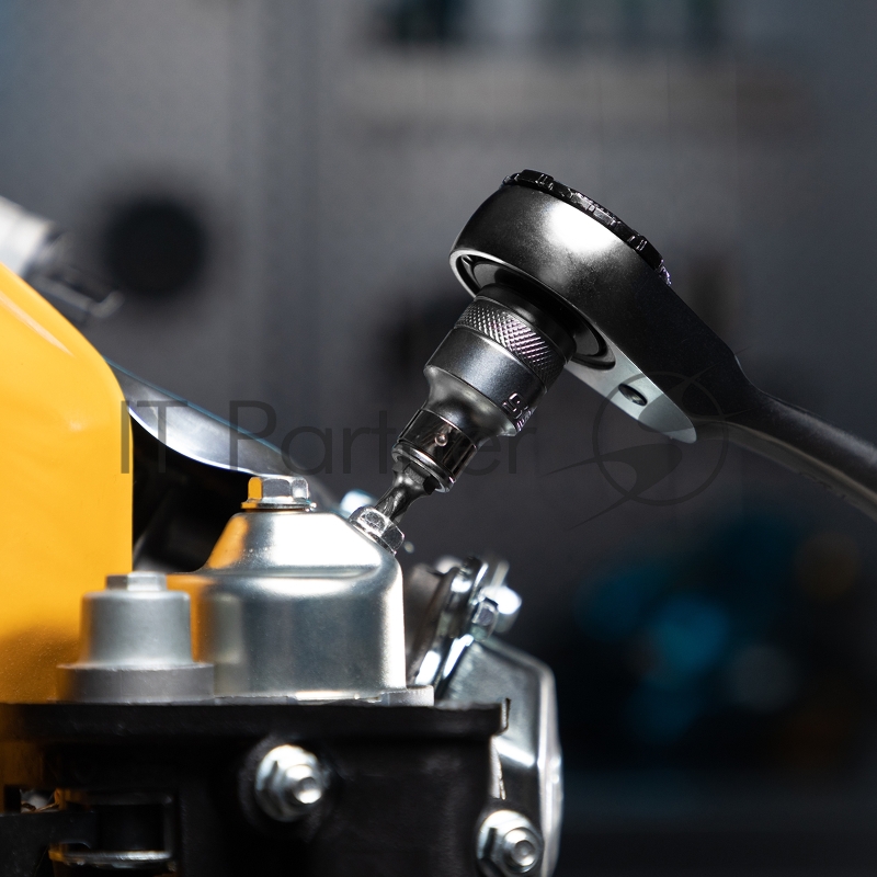 Набор торцевых головок, трещотка 120 зубьев, 41 предмет, 1/2, 1/4, CrV// Gross