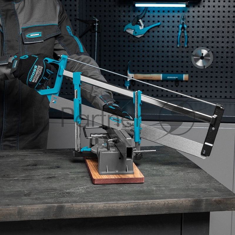 Пильное полотно для прецизионного стусла PIRANHA, 550 мм, зуб 2D, каленый зуб, 18 TPI// Gross