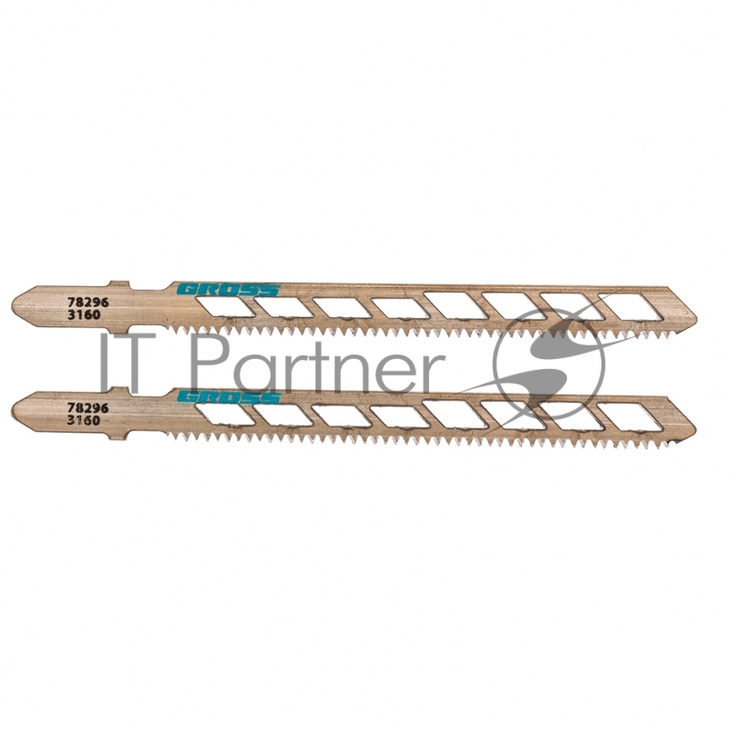Полотна для электролобзика по дереву, улуч. чистый рез, 2 шт. ( 3160 - PC ) // Gross
