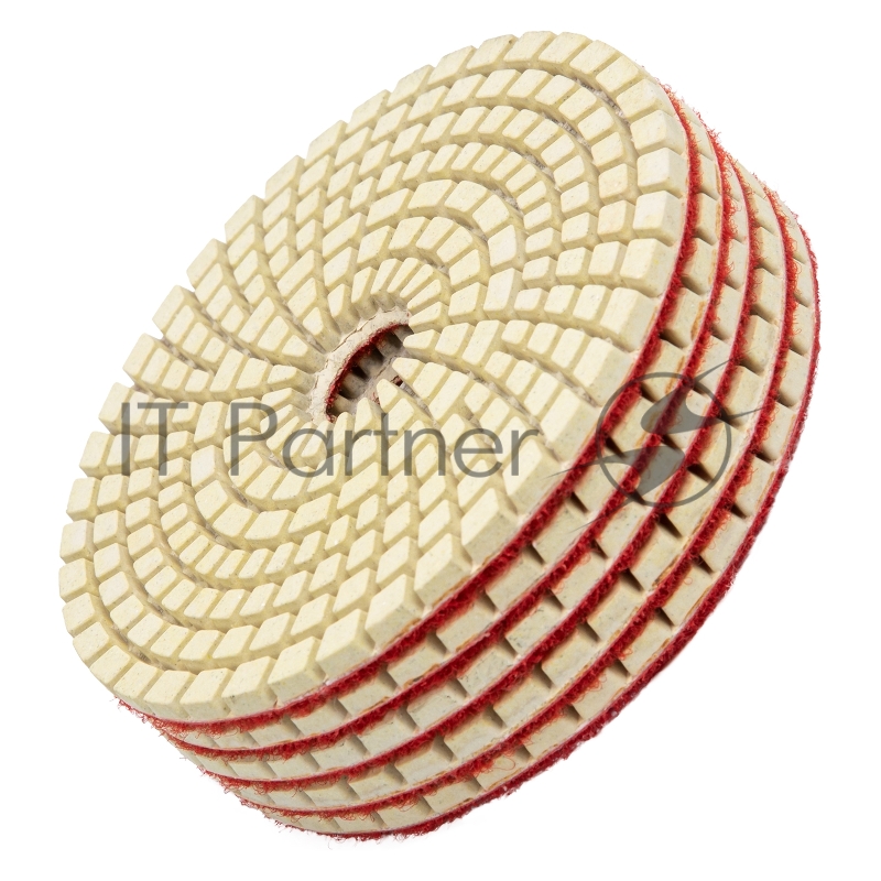 Алмазный гибкий шлифовальный круг, 100 мм, P 100, мокрое шлифование, 5шт.// Matrix