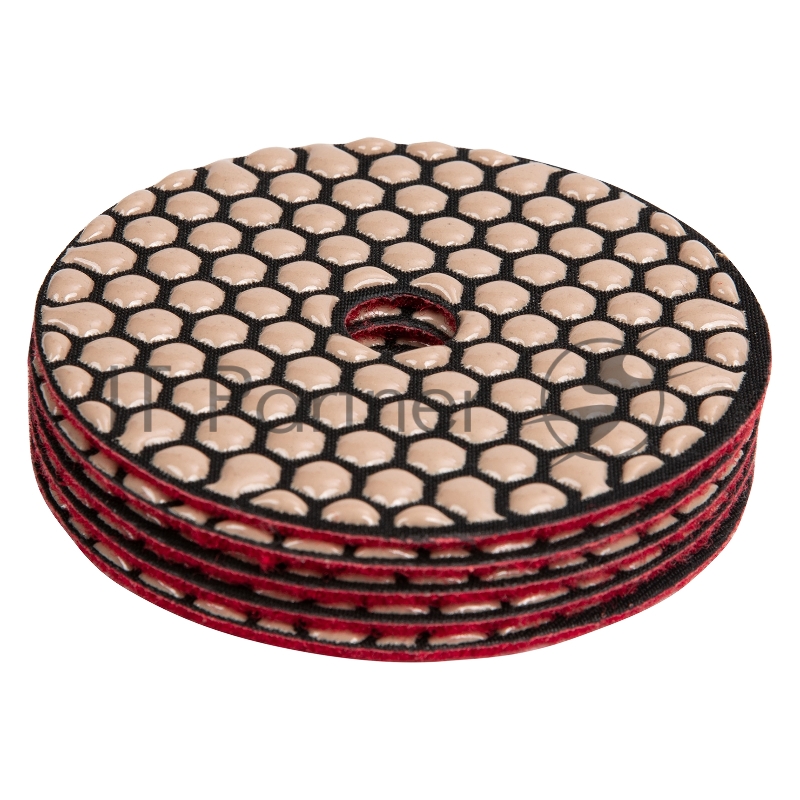 Алмазный гибкий шлифовальный круг, 100 мм, P 100, сухое шлифование, 5шт.// Matrix