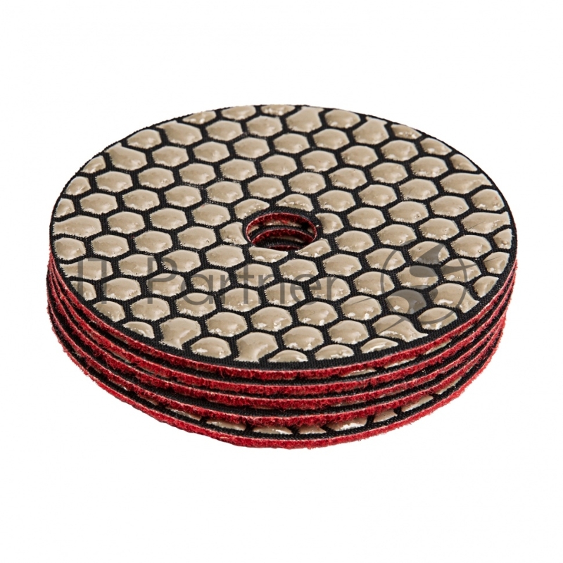 Алмазный гибкий шлифовальный круг, 100 мм, P 3000, сухое шлифование, 5шт.// Matrix