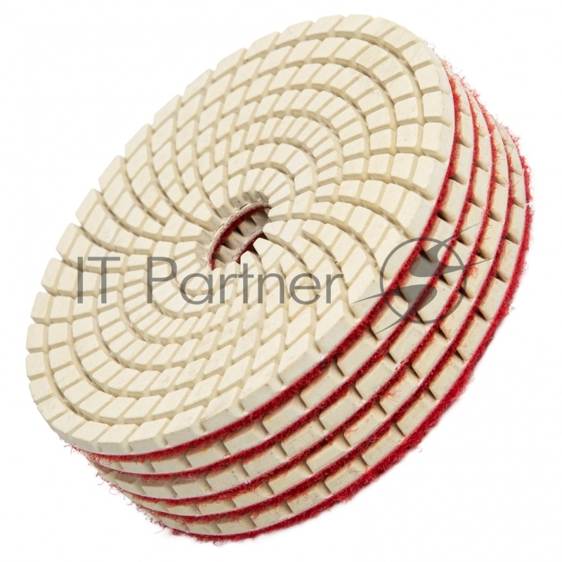 Алмазный гибкий шлифовальный круг, 100 мм, P 400, мокрое шлифование, 5шт.// Matrix