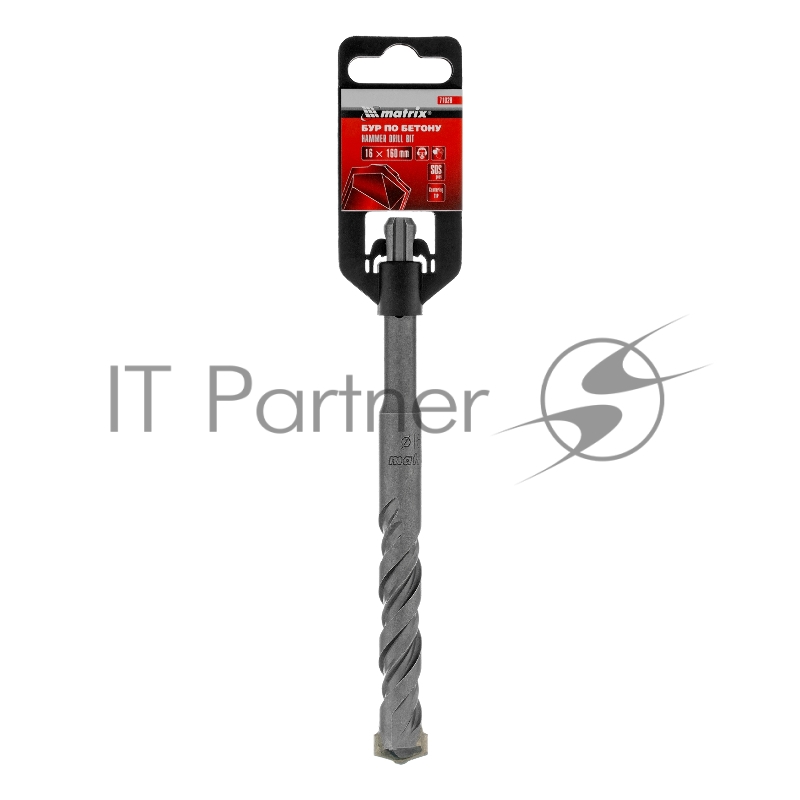 Бур по бетону, 16 х 160 мм, SDS PLUS// Matrix