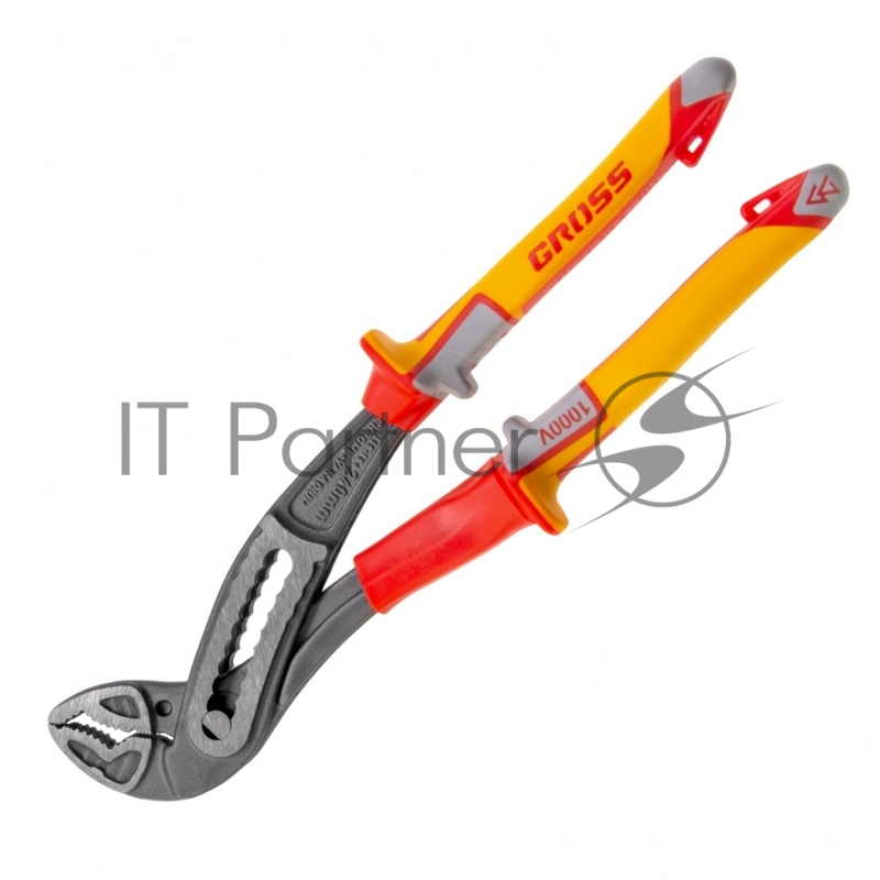 Клещи переставные, диэлектрические рукоятки до 1000 В, 240 мм// Gross