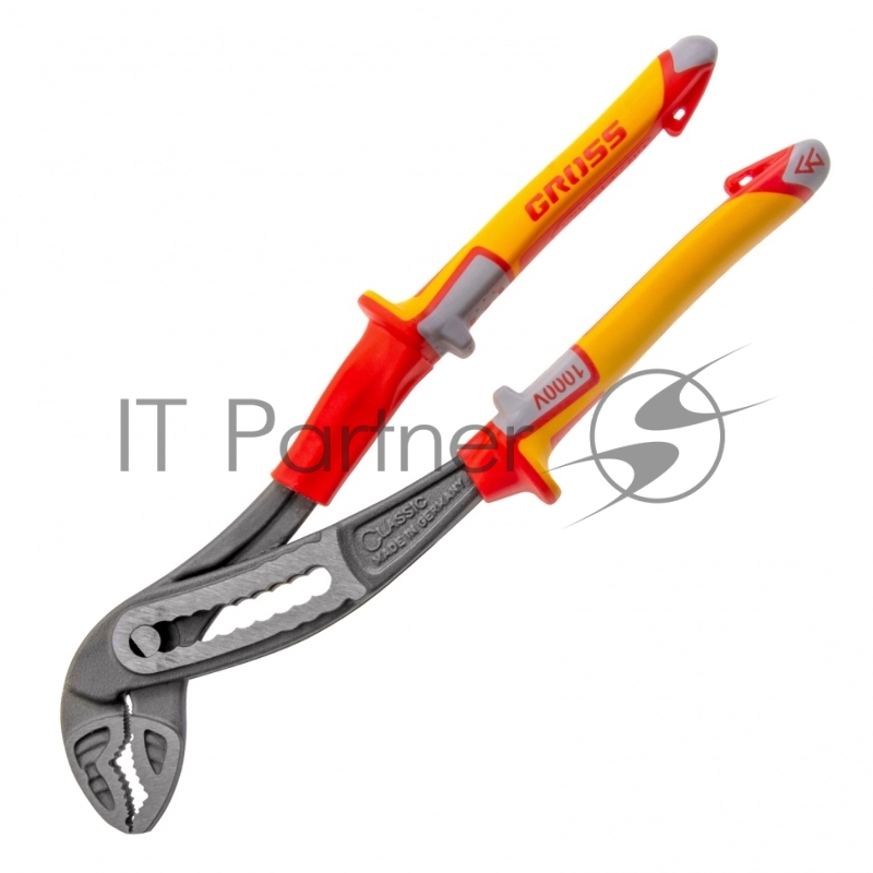 Клещи переставные, диэлектрические рукоятки до 1000 В, 240 мм// Gross