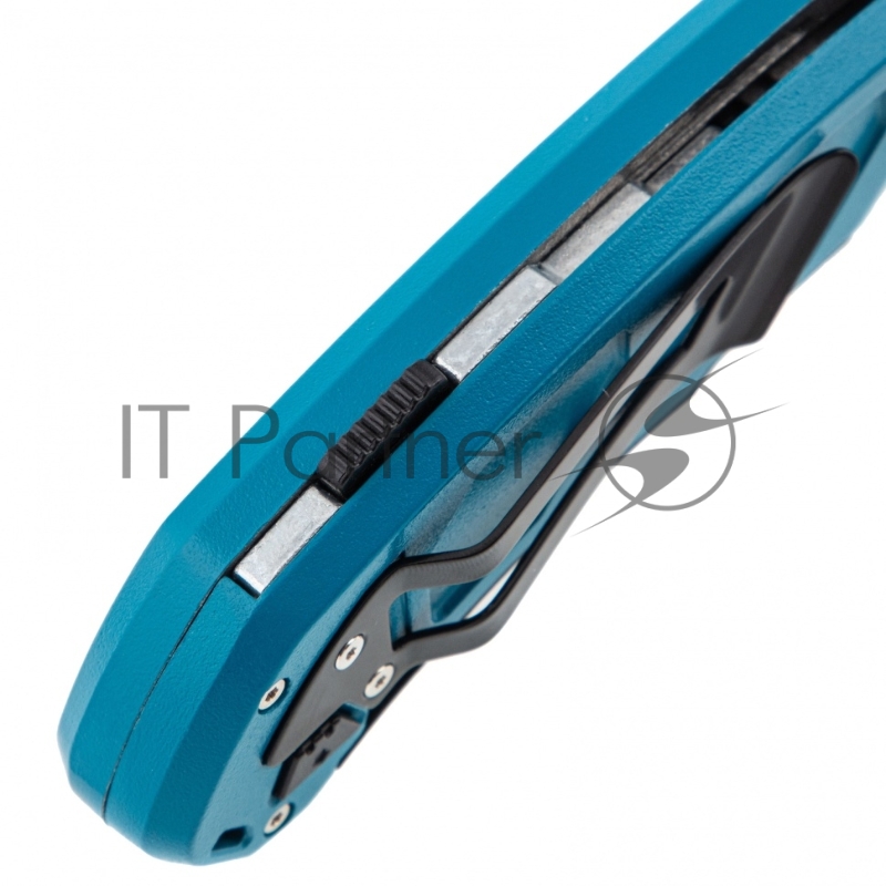 Нож 130 мм, алюм. корпус, выдв. трапец. лезвие 18 мм (SK-5), клипса для ремня, 4 лезвия// Gross