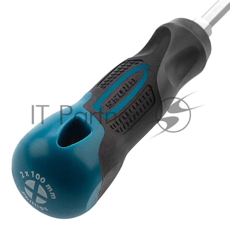 Отвертка PH2 x 100 мм, S2, трехкомпонентная ручка// Gross