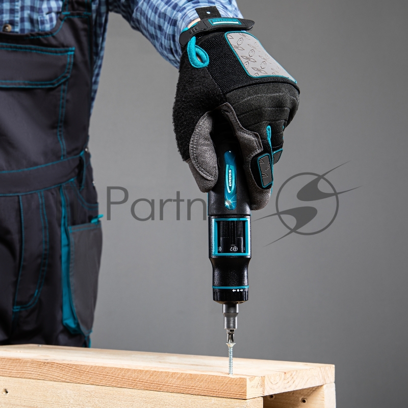 Отвертка реверсивная с револьверным механизмом, 11 шт., сталь S2// Gross