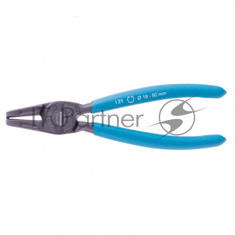 Съемник, 165 мм, для внутренних стопорных колец (19-60 мм), изогнутые губки (сжим)// Gross