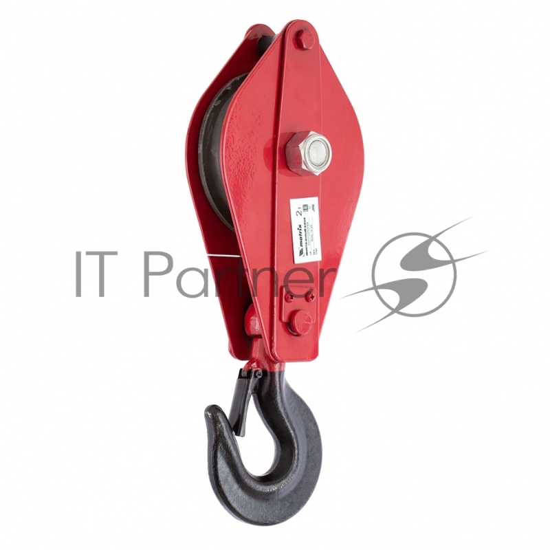 Блок монтажный с крюком, 2т// Matrix