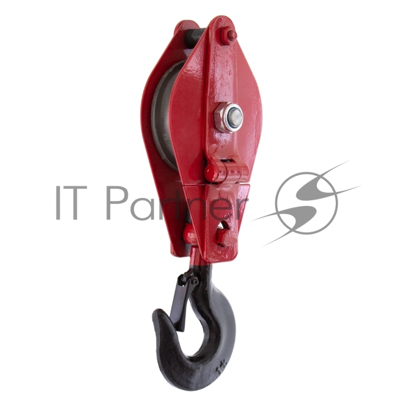 Блок монтажный с крюком, 1т// Matrix