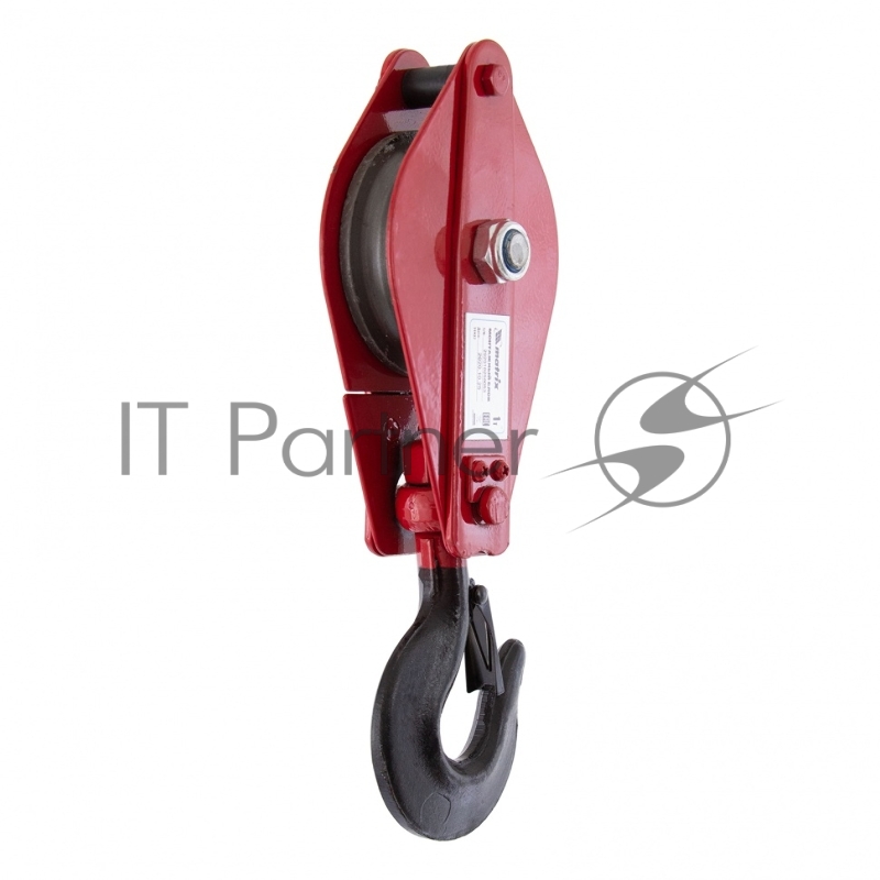 Блок монтажный с крюком, 1т// Matrix