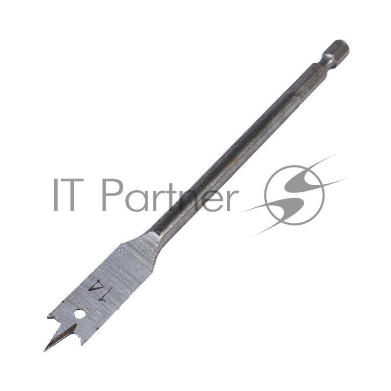 Сверло PATRIOT по дереву перовое 14мм х 150 мм, 1 шт в блистере