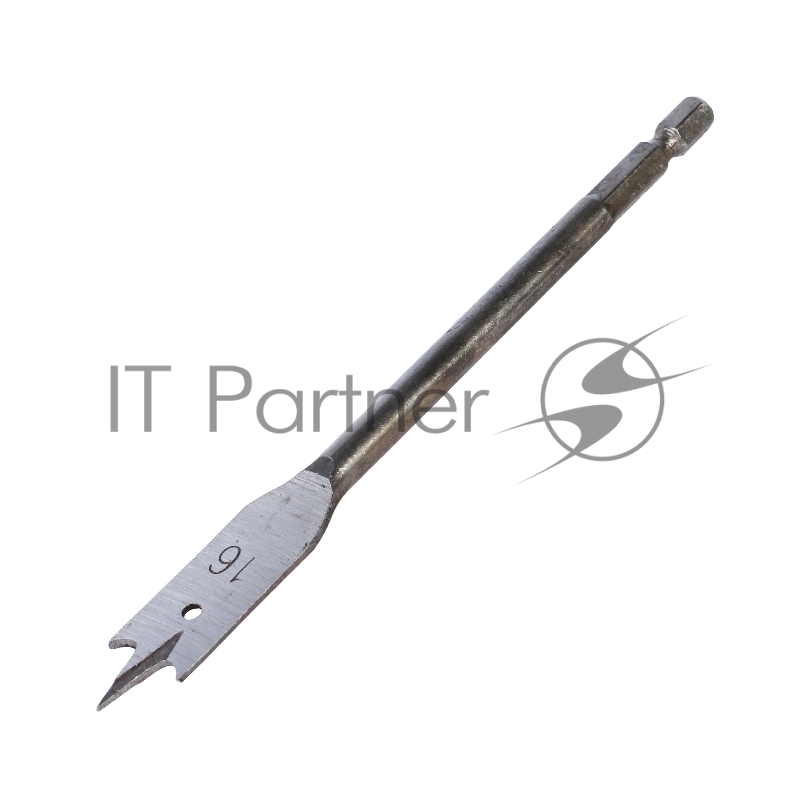 Сверло PATRIOT по дереву перовое 16мм х 150 мм, 1 шт в блистере