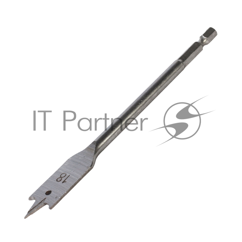 Сверло PATRIOT по дереву перовое 18мм х 150 мм, 1 шт в блистере