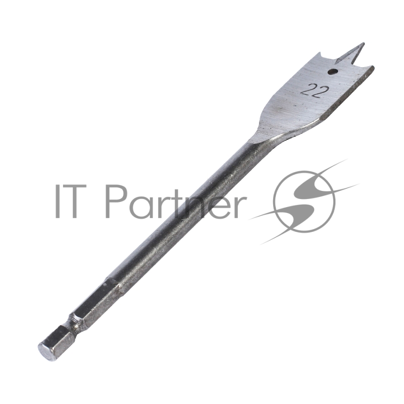 Сверло PATRIOT по дереву перовое 22мм х 150 мм, 1 шт в блистере