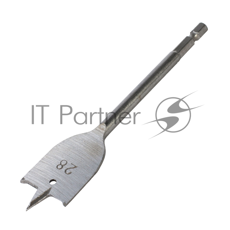 Сверло PATRIOT по дереву перовое 28мм х 150 мм, 1 шт в блистере