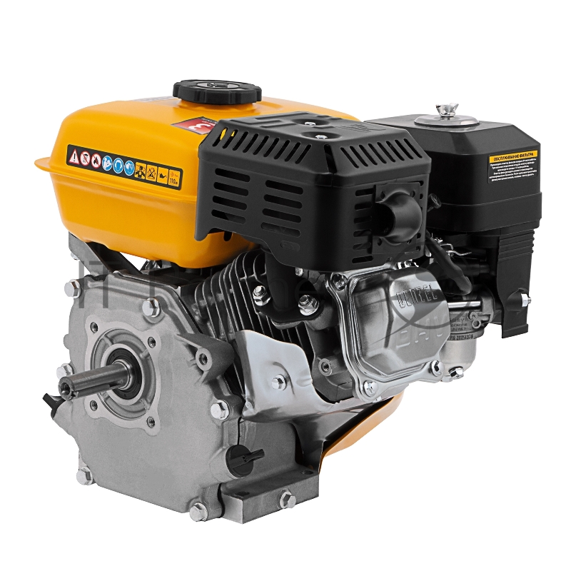 Двигатель бензиновый RX-17K, 7 л.с., 212 см3, горизонтальный вал шпонка 19 мм// Denzel