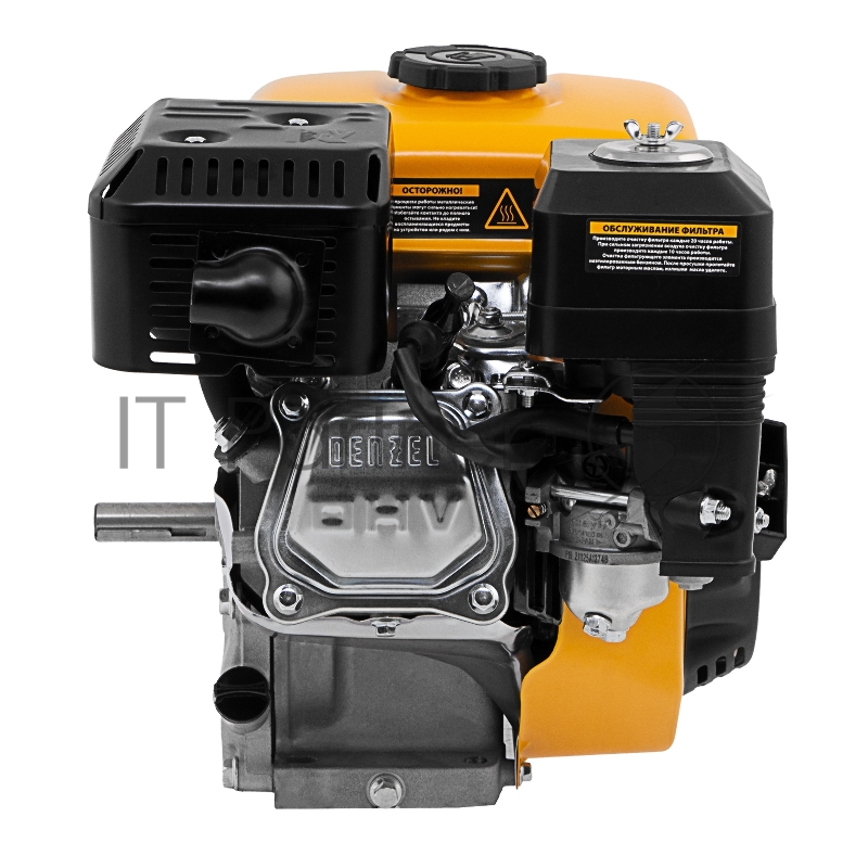Двигатель бензиновый RX-17K, 7 л.с., 212 см3, горизонтальный вал шпонка 19 мм// Denzel