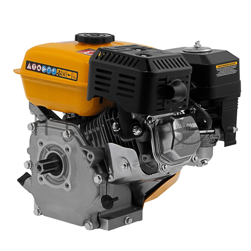 Двигатель бензиновый RX-17S, 7 л.с., 212 см3, горизонтальный вал шлиц 25 мм// Denzel