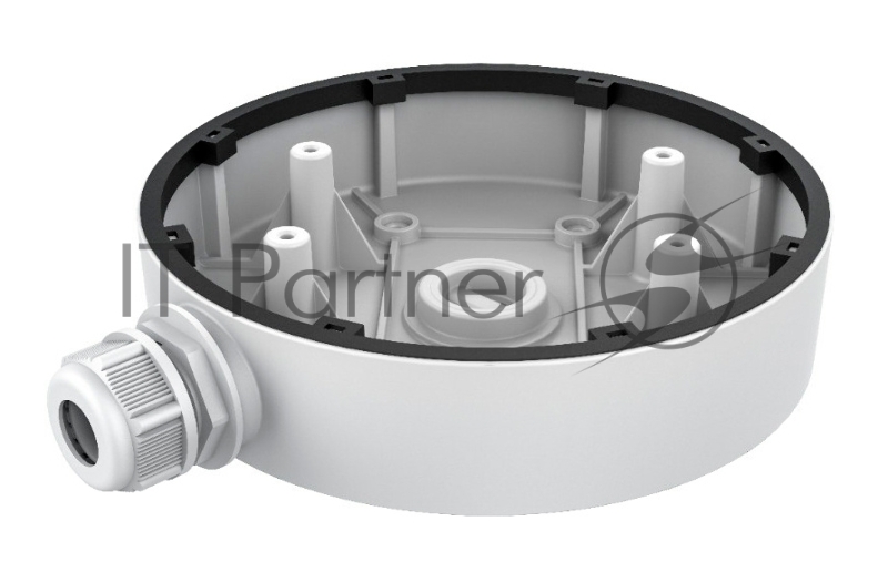 Монтажная коробка белая для купольных камер алюминий 155х36мм