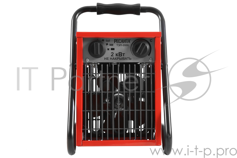 Тепловая пушка электрическая Ресанта ТЭП-2000 2000Вт красный