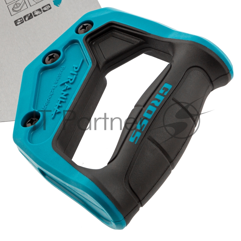 Пила для фанеры с запилом PIRANHA,300 мм/12,11-12 TPI,зуб 3D,каленый зуб,двухкомп.рукоятка// Gross