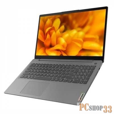 Ноутбук Lenovo IdeaPad 3 15ITL6 Celeron 6305 4Gb SSD256Gb Intel UHD Graphics 15.6 IPS FHD (1920x1080) noOS grey WiFi BT Cam