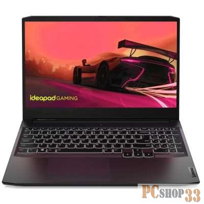 Ноутбук Lenovo IP Gaming 3 15ACH6 Ryzen 7 5800H 16Gb SSD512Gb NVIDIA GeForce RTX 3050 Ti 4Gb 15.6 IPS FHD (1920x1080) noOS black WiFi BT Cam