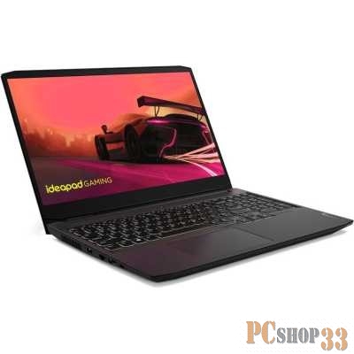Ноутбук Lenovo IP Gaming 3 15ACH6 Ryzen 7 5800H 16Gb SSD512Gb NVIDIA GeForce RTX 3050 Ti 4Gb 15.6 IPS FHD (1920x1080) noOS black WiFi BT Cam