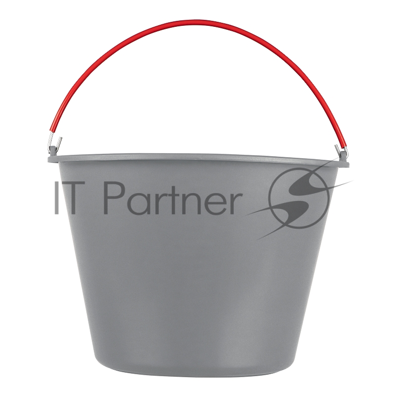 Ведро строительное пластмассовое 12 л, ударопрочное, обрезиненная ручка// Matrix