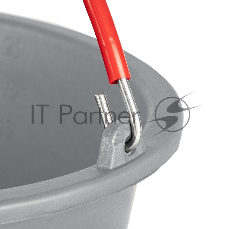 Ведро строительное пластмассовое 12 л, ударопрочное, обрезиненная ручка// Matrix