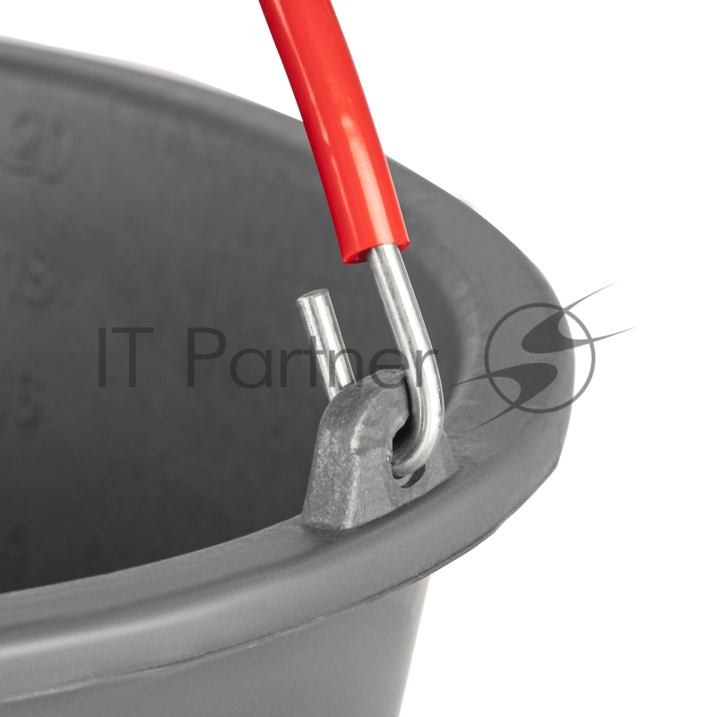 Ведро строительное пластмассовое 16 л, ударопрочное, обрезиненная ручка// Matrix