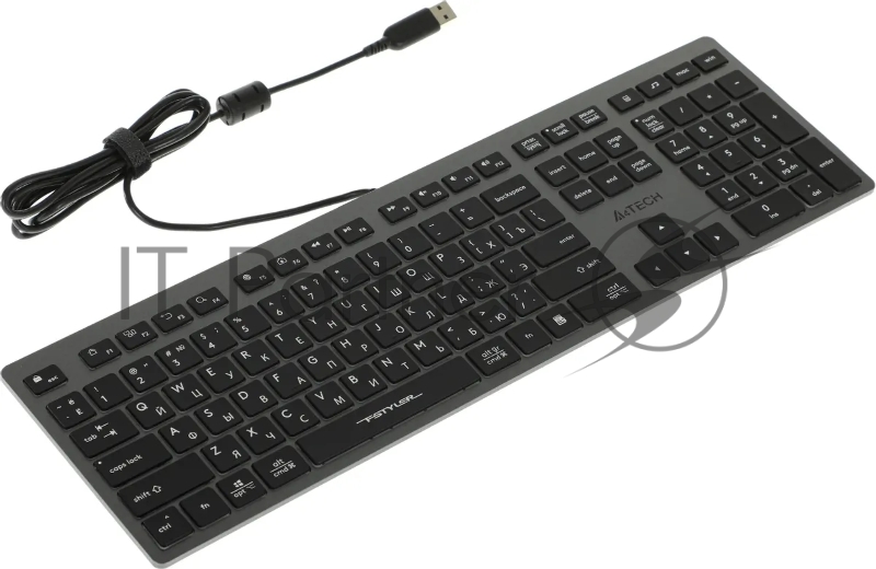 Клавиатура A4Tech Fstyler FX60H серый/белый