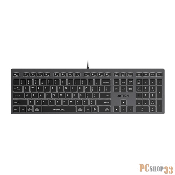 Клавиатура A4Tech Fstyler FX60 серый