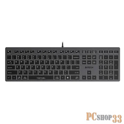 Клавиатура A4Tech Fstyler FX60 серый/белый