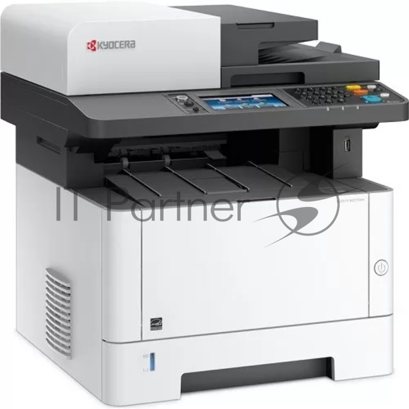 МФУ Kyocera Ecosys M2735dw лазерный принтер/сканер/копир/факс, A4, 35 стр/мин, 1200x1200 dpi, 512 Мб, ADF, дуплекс, подача: 350 лист., вывод: 150 лист., Post Script, Ethernet, USB, Wi-Fi, картридер, цв. ЖК-дисплей (замена M2530dn)