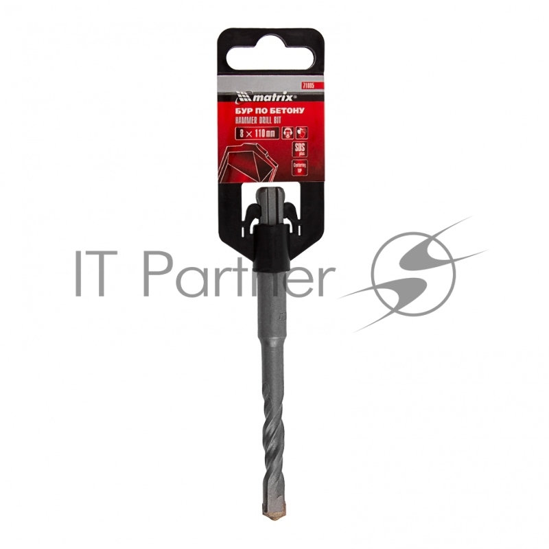Бур по бетону, 8 x 110 мм, SDS PLUS// Matrix