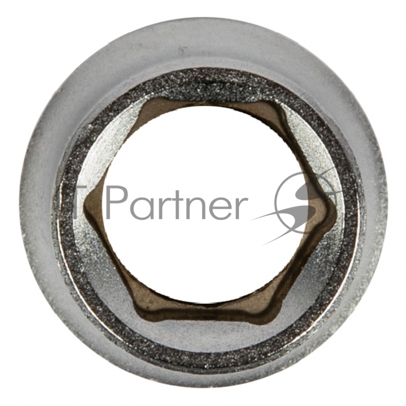 Головка торцевая, 12 мм, 6-гранная, CrV, под квадрат 1/2, хромированная// Matrix