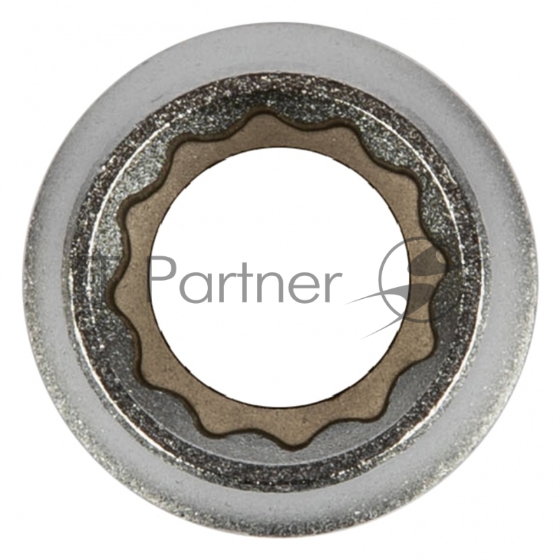 Головка торцевая, 12 мм, 12-гранная, CrV, под квадрат 1/2, хромированная// Matrix