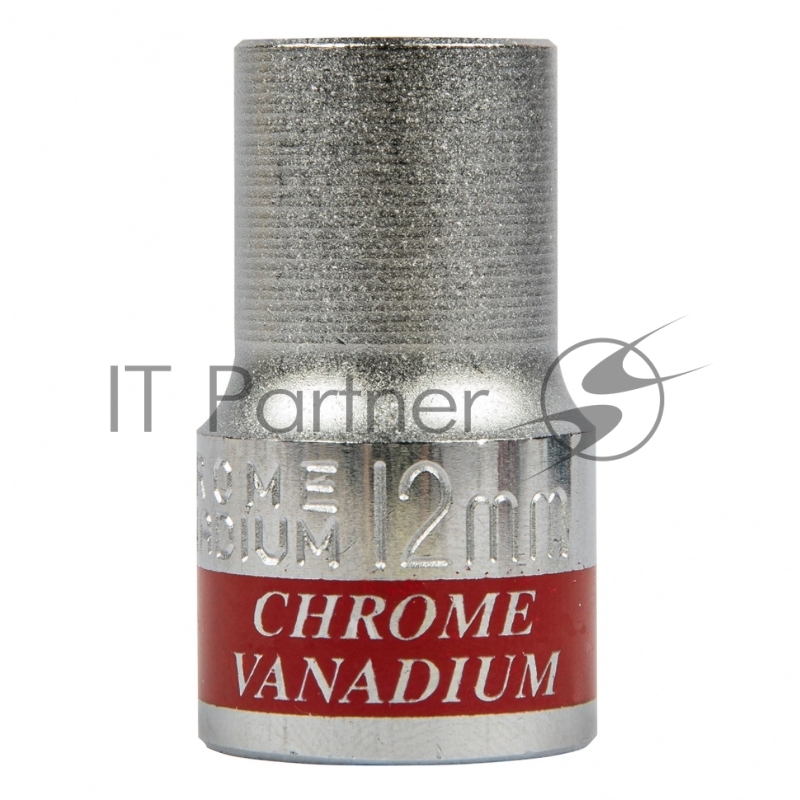 Головка торцевая, 12 мм, 12-гранная, CrV, под квадрат 1/2, хромированная// Matrix