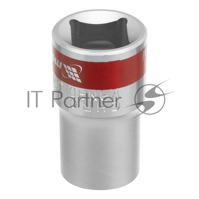 Головка торцевая, 13 мм, 6-гранная, CrV, под квадрат 1/2, хромированная// Matrix